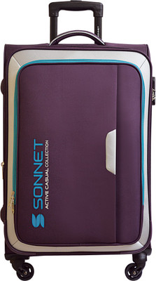 

SONNET CHARGE Expandable Check-in Luggage -  inch(Purple