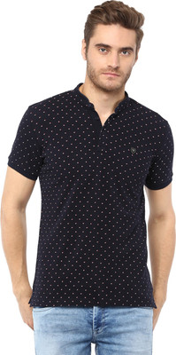 mufti-polka-print-men-henley-multicolor-t-shirt