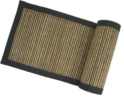 

Rhapsody Decor Black, Beige 183 cm Table Runner(Cotton)