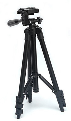 

Piqancy Tripod For DSLR Camera And Mobile | Fully Flexible Mount Cum Stand Tripod(Black, Supports Up to 500 g)