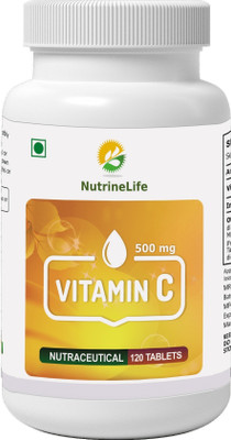 

NutrineLife Vitamin C Ascorbic Acid, 500 Mg, 120 Tablets, (Pack of 1)(240 No)
