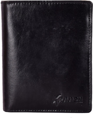 

Kraasa Men Casual Black Genuine Leather Wallet(3 Card Slots)