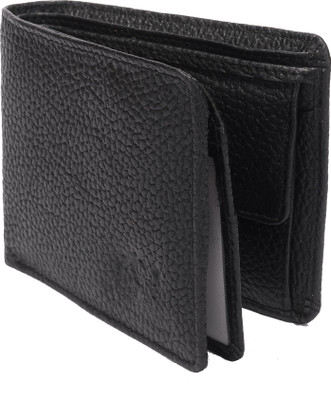 

Bull Kraft Men Black Genuine Leather Wallet(6 Card Slots), Black-09
