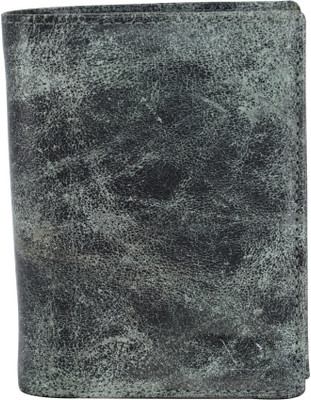 

Annodyne Men Casual Grey Genuine Leather Wallet(5 Card Slots), Green wash leather