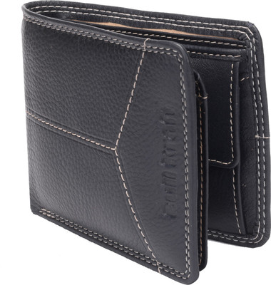 

Bull Kraft Men Blue Genuine Leather Wallet(6 Card Slots), Blue-04