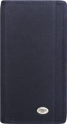 

Swisstek Men Blue Denim Document Holder(14 Card Slots), Dark blue