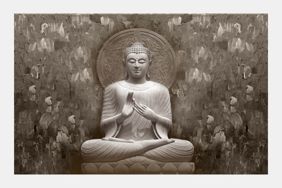 saf Vinyl Religious Black Wallpaper(L x W: 60 cm x 90 cm)