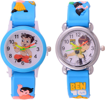 

Zest4Kids - Round Dial Cute Multip coloured - Children Favourite - Good Return Gift -1234897 Watch - For Boys & Girls