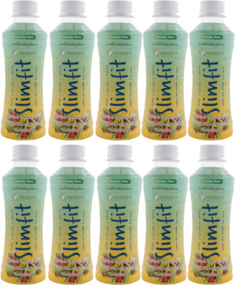 

Meher Slimfit Natural Ready to Drink Slimming Water for menPack of 10 Mineral(1 l, Pack of 10)