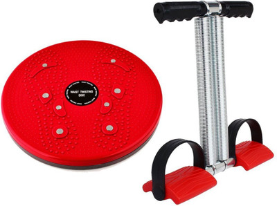 

SIDHMART Combo Of Single Spring Tummy Trimmer-Abs Exerciser Waist-Trimmer Burn Off Calories & Tone Your Muscles For Men & Women Ab Exerciser(Black)