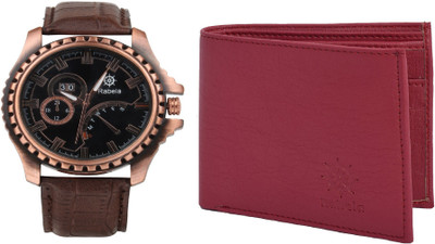 

Rabela Wallet, Analog Watch Combo(Multicolor)