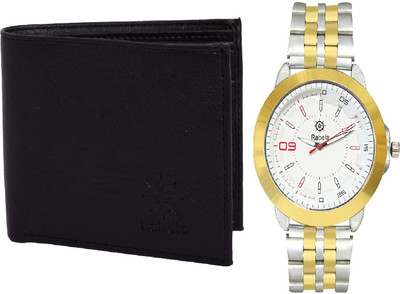 

Rabela Wallet, Analog Watch Combo(White, Black)