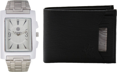 

Rabela Wallet, Analog Watch Combo(White, Black)