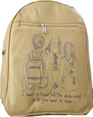 

Swag light cream boy girl Backpack(Multicolor, 5 L)