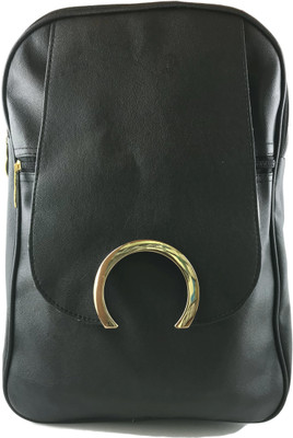 

Ferishta Cutwork Metals Backpack(Black, 4 L)
