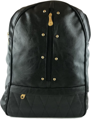 

Ferishta Zip and studs bp Backpack(Black, 4 L)