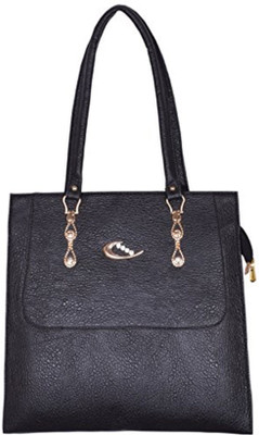 

bagwa TOTE HANDBAG Shoulder Bag(Black, 5 L)