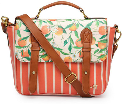 

Band Box Tropical Satchel Bag Waterproof Sling Bag(Multicolor, 13 inch)