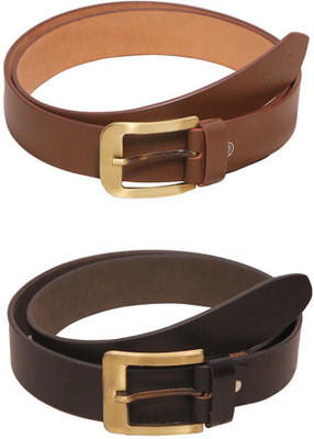 

Lee Topper Men Casual, Evening, Formal, Party Black, Brown Artificial Leather Belt