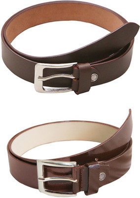 

Lee Topper Men Casual, Evening, Formal, Party Brown Artificial Leather Belt