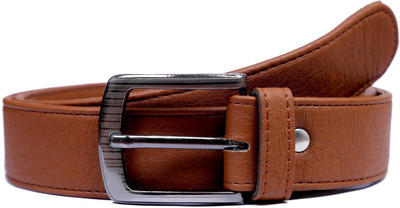 

Zeeko Men Formal Tan Synthetic Belt, Brown