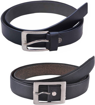 

Lee Topper Men Casual, Evening, Formal, Party Black Artificial Leather Belt
