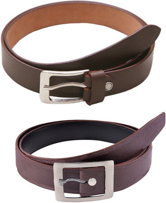 

Lee Topper Men Casual, Evening, Formal, Party Brown Artificial Leather Belt