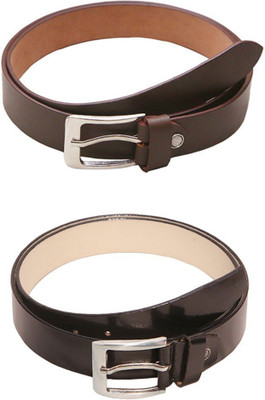 

Lee Topper Men Casual, Evening, Formal, Party Black, Brown Artificial Leather Belt