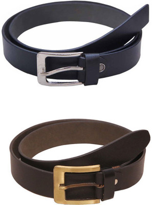 

Lee Topper Men Casual, Evening, Formal, Party Black, Brown Artificial Leather Belt