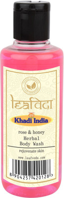 

Leafveda Khadi Rose & Honey Body Wash(210 ml)