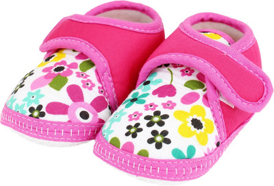 

Neska Moda BT211-InfantBooties-NM Booties(Toe to Heel Length - 12 cm Pink)