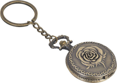 MGP Fashion rose designer pocket watch Key Chain(Gold)