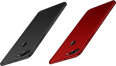 

Nainz Back Cover for Honor 9 Lite(Combo Offer- Red+Black, Hard Case, Plastic)