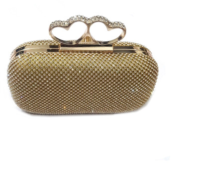 

OBEROI Party Gold Clutch