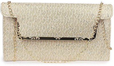 

BLITHESOME Party Gold Clutch