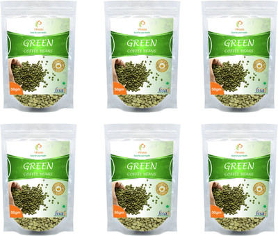 

Vihado Premium Green Coffee Beans / 100% Pure & Natural / 6 Pack of 50g Instant Coffee 300 g(Pack of 6, Green Coffee Flavoured)