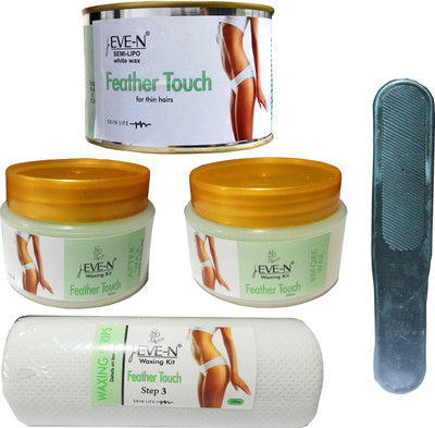 

EVE-N Waxing Kit Personal Feather Touch ( Wt: 120ml + 350g ) ( Pack of 5 )(Set of 5)