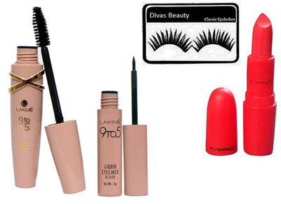 

divas beauty Eyelashes &(Set of 4)