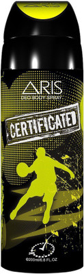

ARIS CERTIFICATED DEODORANT BODY SPRAY 200 ML Body Spray - For Men(200 ml)