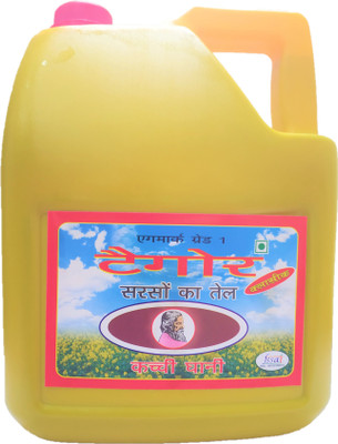 

tagore PREMIUM KACCHI GHANI Mustard Oil 5 L Box