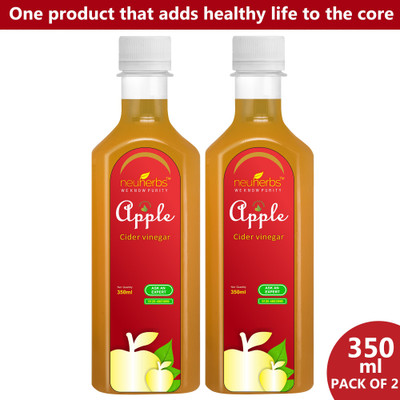 

Neuherbs Apple Cider Vinegar for Weight Management Apple Cider Vinegar(2x350 ml, unflavoured Flavored)