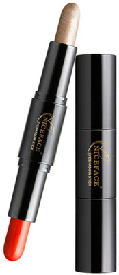 

NiceFace Double Heads Eye Shadow Stick Glitter 10 ml(Vivid red, Grayish orange)