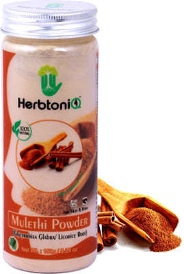 

HerbtoniQ 100% Natural Mulethi Powder For Face Pack And Hair Pack (Glycyrrhiza glabra/ Licorice Root)(150 g)