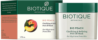 

Biotique Bio Peach Clarifying & Refining Peel-Off Mask For Oily & Acne Prone Skin, 50G(50 g)