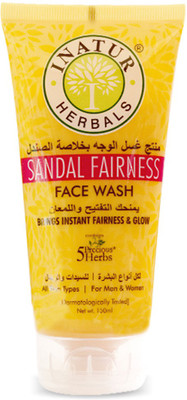 

Inatur Herbals Sandal Fairness Face Wash(150 ml)