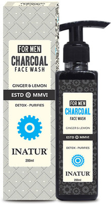

Inatur Men Charcoal Face Wash(200 ml)