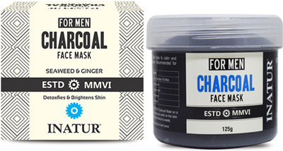 

Inatur Men Charcoal Face Mask Face Wash(125 g)