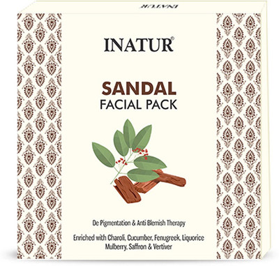 

Inatur Herbals Sandal Fairness Facial Kit 85 g(Set of 4)