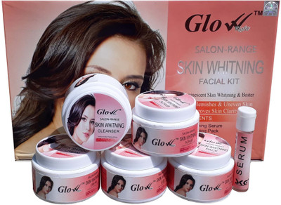 

Glow Right SKIN WHITENING FACIAL KIT 310 g(Set of 6)