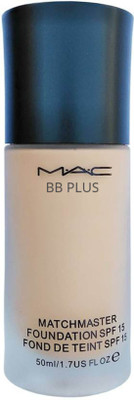 

MAC BB PLUS ORIGINAL MAC FOUNDATION MATCHMASTER SPF15 FOUND DE TEINT 50ML FOR ALL SKIN TONE Foundation(NATURAL)